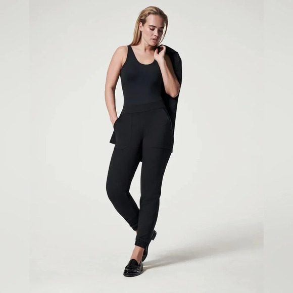 SPANX Black Perfect Pant Ponte Joggers size 3X - Picture 2 of 11